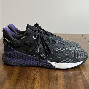 Reebok Nano X Black and Purple Cross Training Shoes Men’s Size 13